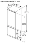 Bosch KIV87NSF0M 10 CFT Built-in Convertible Refrigerator - Image 7