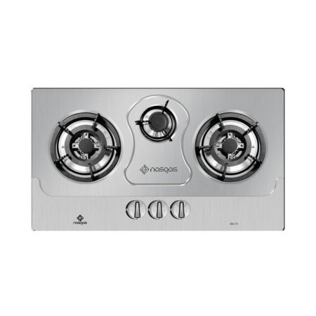 Nasgas DG-111 REG 3 Burners Stainless Steel Built-in Hob