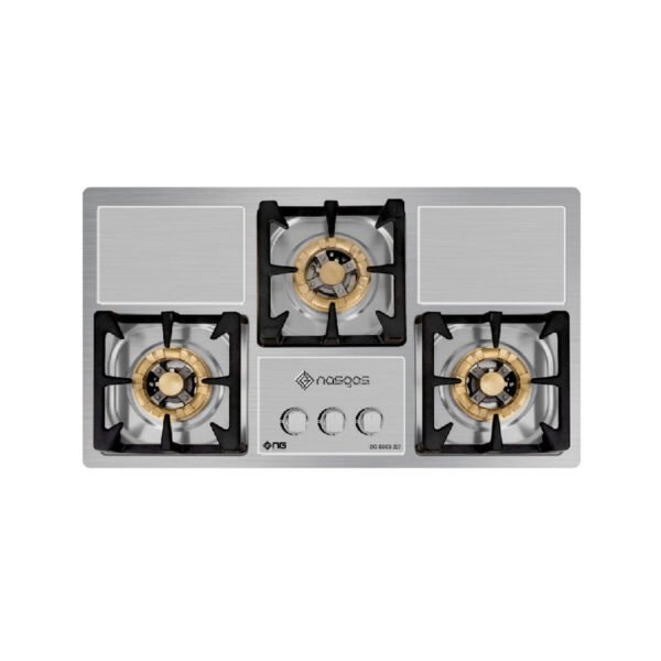 Nasgas DG-227S 3 Burners Stainless Steel Built-in Hob