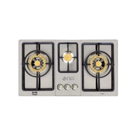 Nasgas DG-444 REG 3 Burners Stainless Steel Built-in Hob