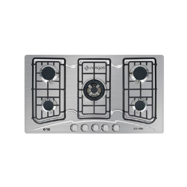 Nasgas DG-555 3 Burners Stainless Steel Built-in Hob