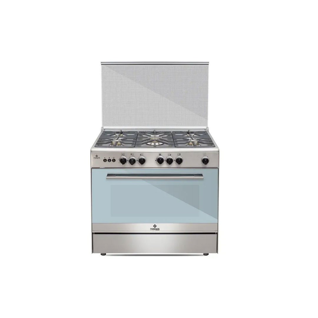Nasgas NG-786 5 Burners Steel Top Cooking Range Nasgas NG-786 5 Burners Steel Top Cooking Range