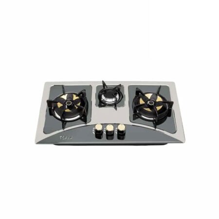 Rays RA-06 BR 3 Burners Stainless Steel Kitchen Hob