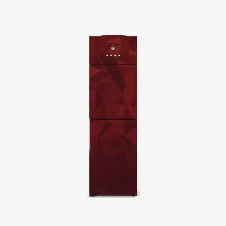 PEL WATER DISPENSER PWDGD-425 FLAT GLASS MAROON BLAZE