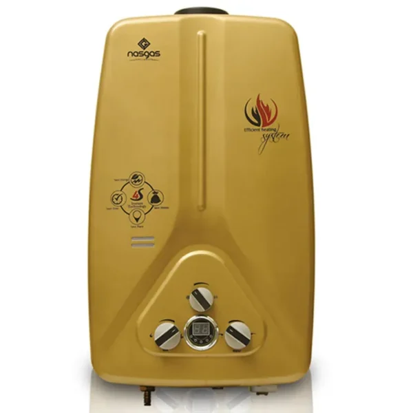Nasgas Instant Gas Water Heater DG77 LPG Gold