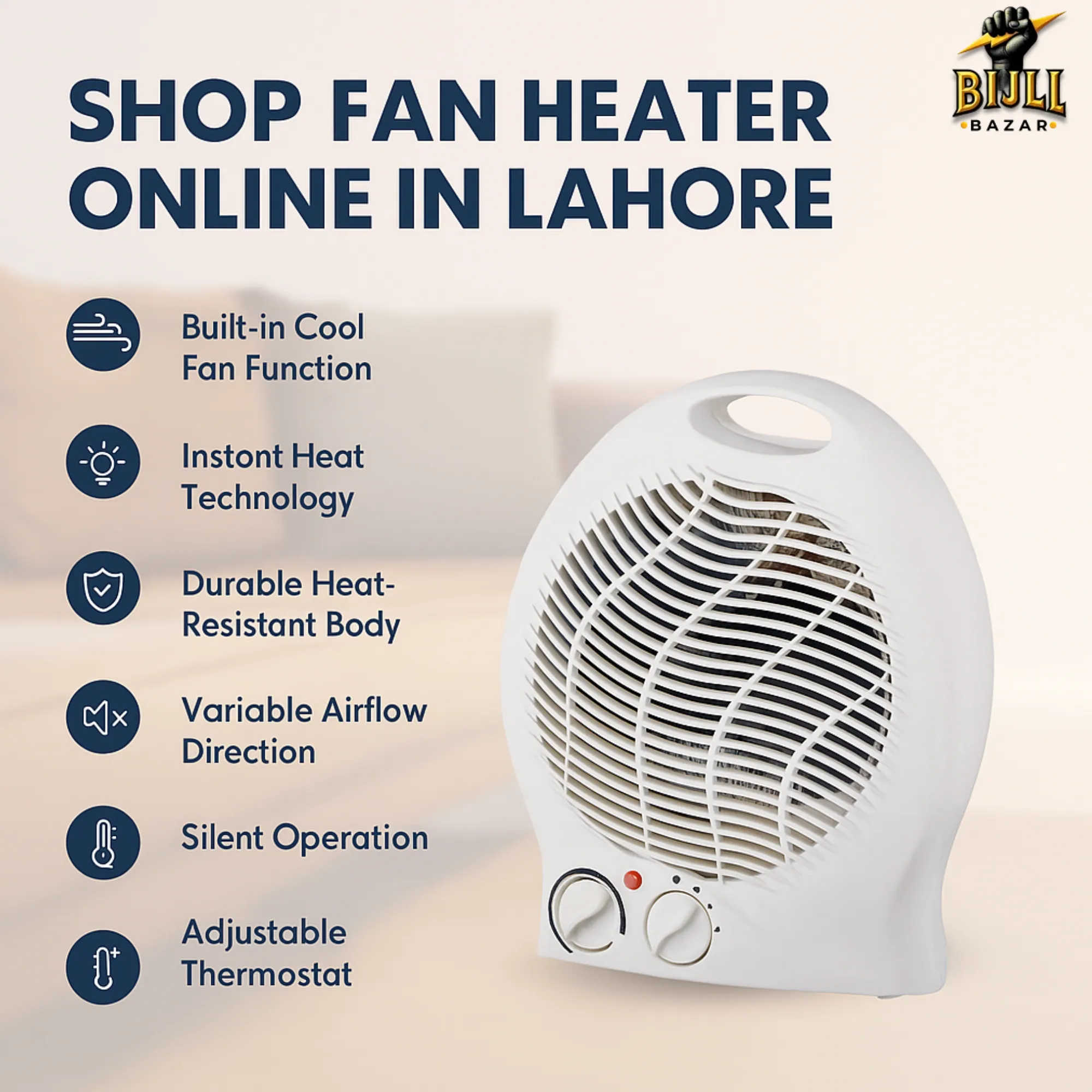 Fan Heater Price in Lahore 2025