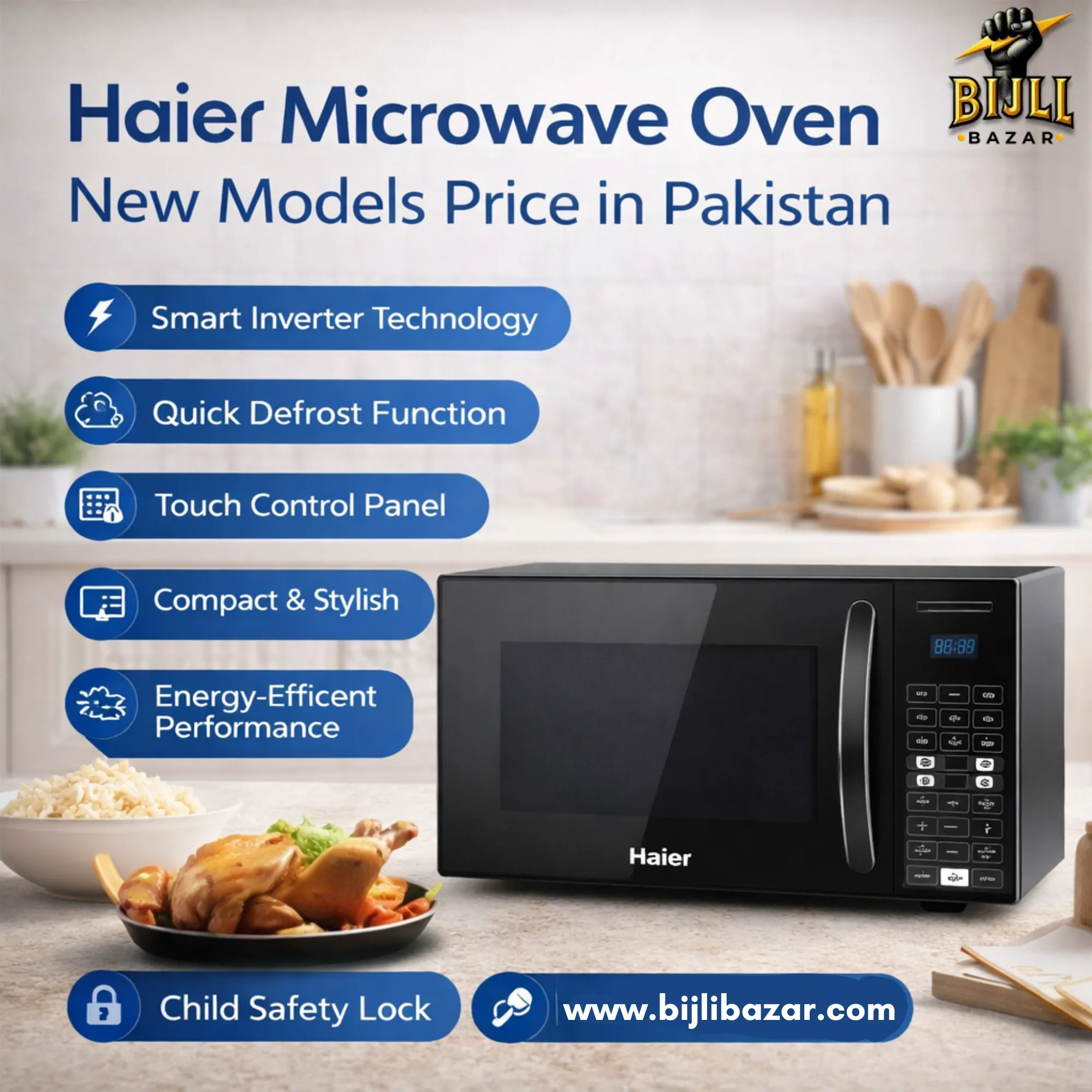 Haier Microwave Oven New Models with Price in Pakistan 2026