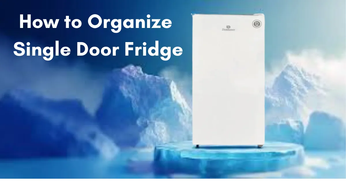 How to Organize Single Door Fridge