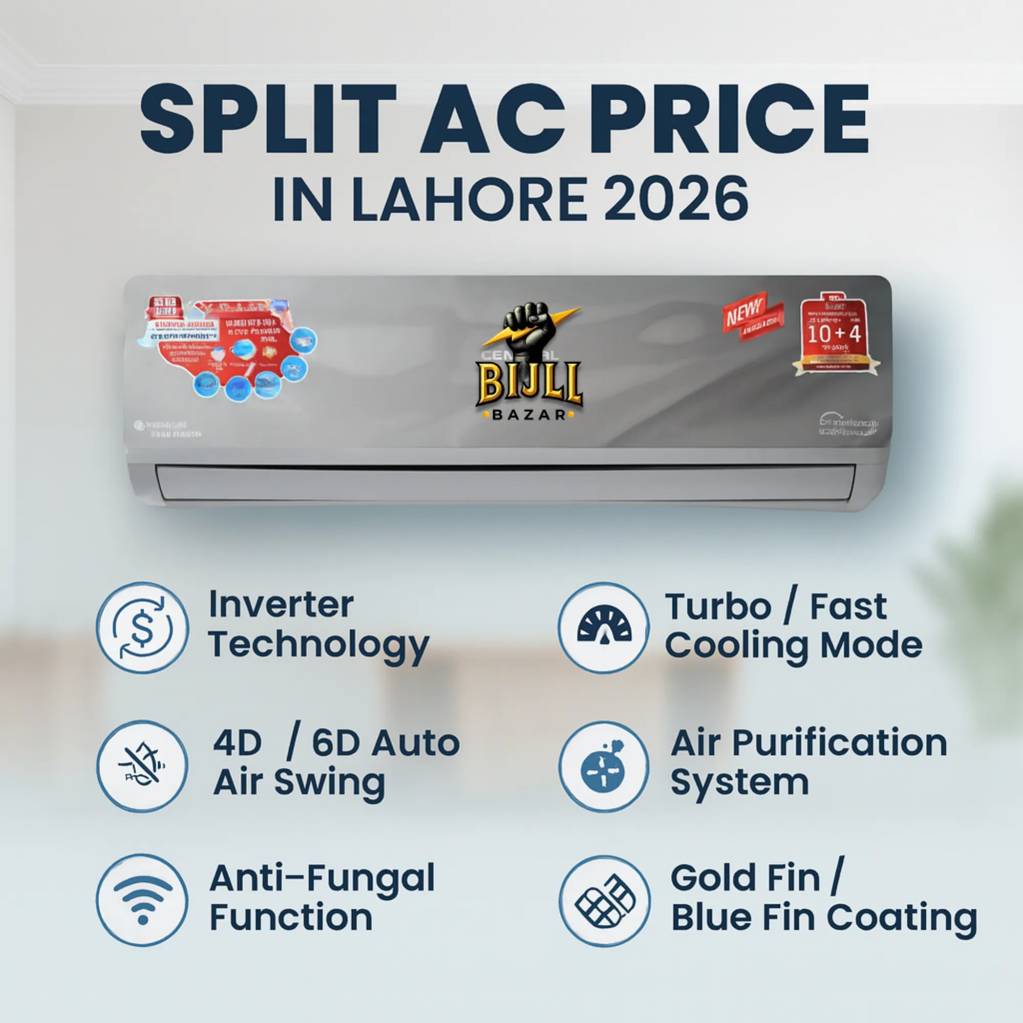 Split Air Conditioner Price in Lahore 2026