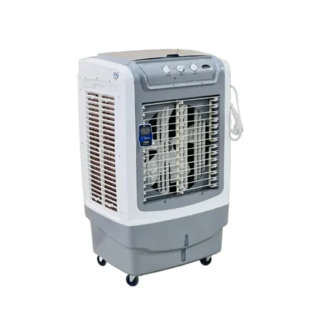 Canon Room Air Cooler CA-4700 60 Liter - Virgin Plastic Body - 3 Speed - 4 Jumbo Size Bottles - 18" Blade Size - 2" Honeycomb Size