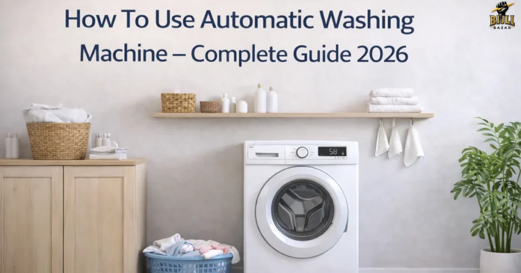 How To Use Automatic Washing Machine