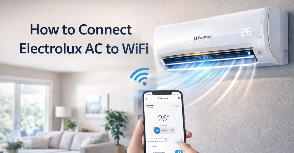 How to Connect Electrolux AC to WiFi