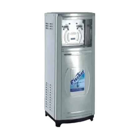 Fischer 2 Taps Electric Water Cooler FE45 45 Liter Stainless Steel