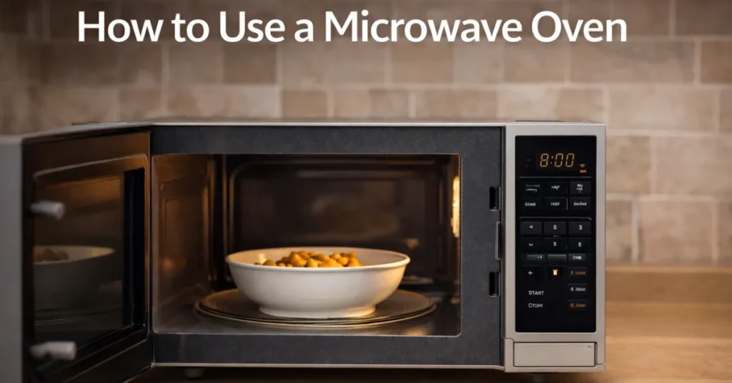 How to Use a Microwave Oven for the First Time
