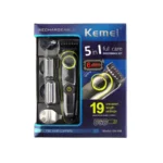 Kemei Hair Trimmer KM-696 5 in 1 Grooming Kit