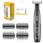 Kemei KM-1903 IPX5 T-Blade Body Hair Trimmer