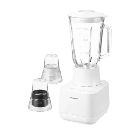 Panasonic Blender MX-MG 5321 White - 360-400 Watts - 220 - 240V - 2 Speed With Pulse Function - 2 Liter Jar Capacity - 4-Blade System