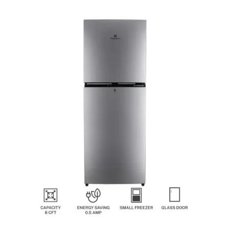 Dawlance Refrigerator 9140WB E Chrome Metallic Grey - Non Inverter - Direct Cool - 230V - 50-60Hz