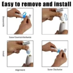 Kemei KM-3523 6-in-1 Grooming Kit - Image 20