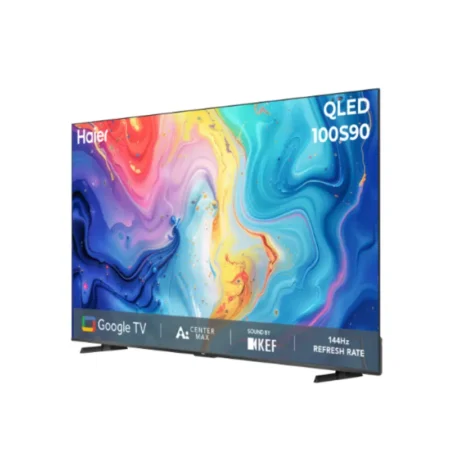 Haier 100S90FUX 100 Inch QLED Smart Google TV with AI Center Max