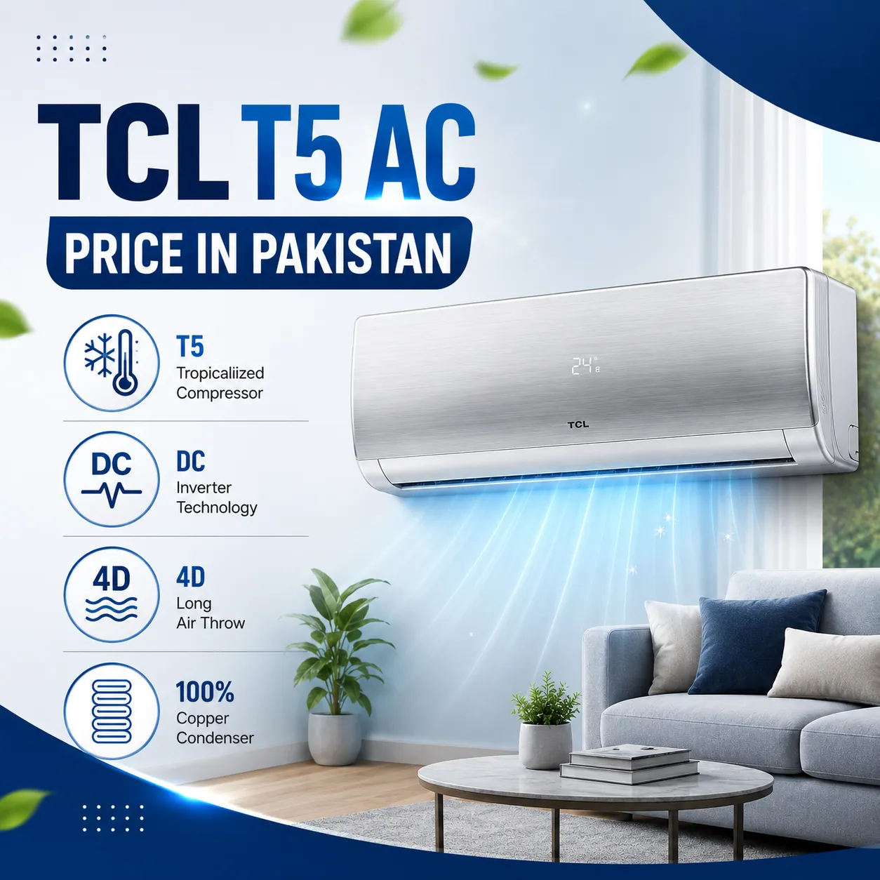 TCL T5 AC Price in Pakistan 2026