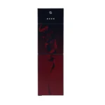 PEL PWDGD-425 Flat Glass Maroon Blaze 3 Taps Water Dispenser
