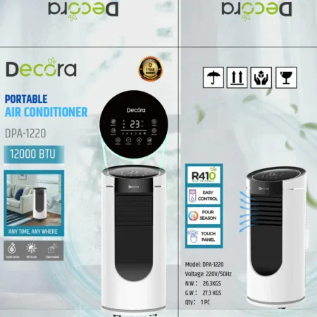 Decora DPA-1220 12000 BTU Portable Inverter AC