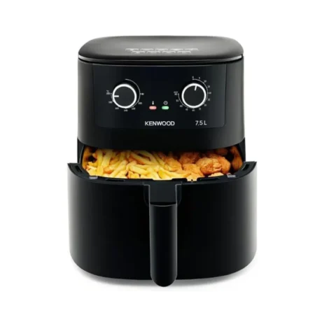 Kenwood HFP76 Air Fryer Black Original - 7.5L - Rapid Air Circulation - Touchscreen LED