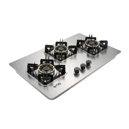 Nasgas DG-2034 3 Burner SS Top Kitchen Hob