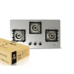 Nasgas DG-2034 3 Burner SS Top Kitchen Hob
