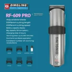 Dingling RF-609 Pro Professional Hair Clipper Electric Hair Trimmer Beard Barber Adjustable Hair Cutting Machine