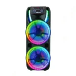 Audionic Mehfil MH-1055 1.0 Tower Speaker with Dual 15-Inch Woofers & Wireless Microphones