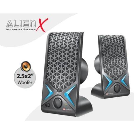 Audionic Alien X 2.0 Channel Computer Speaker System