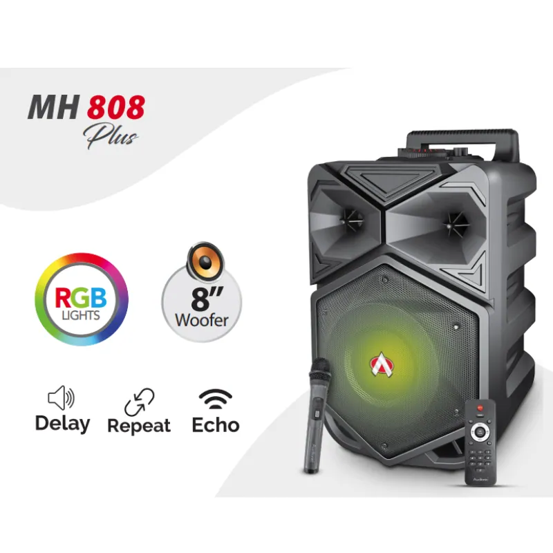 Audionic Mehfil MH-808 Plus 8-Inch Portable Bluetooth Speaker Audionic Mehfil MH-808 Plus 8-Inch Portable Bluetooth Speaker