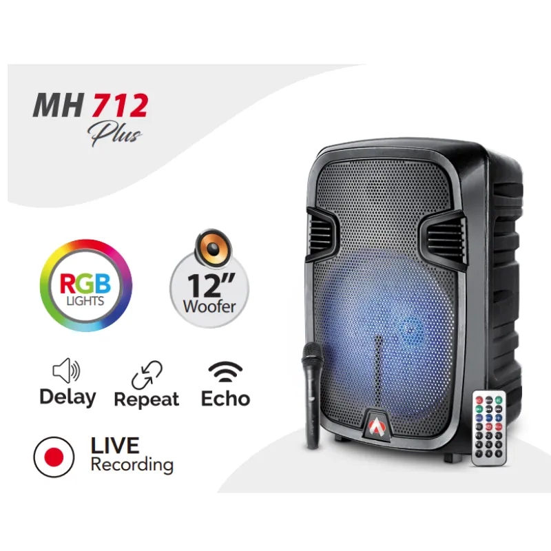 Audionic Mehfil MH-712 Plus 12-Inch Portable Bluetooth Speaker Audionic Mehfil MH-712 Plus 12-Inch Portable Bluetooth Speaker