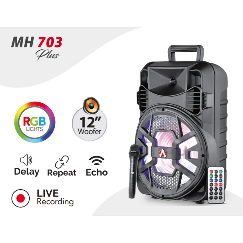 Audionic Mehfil MH-703 Plus Trolley Speaker Audionic Mehfil MH-703 Plus Trolley Speaker