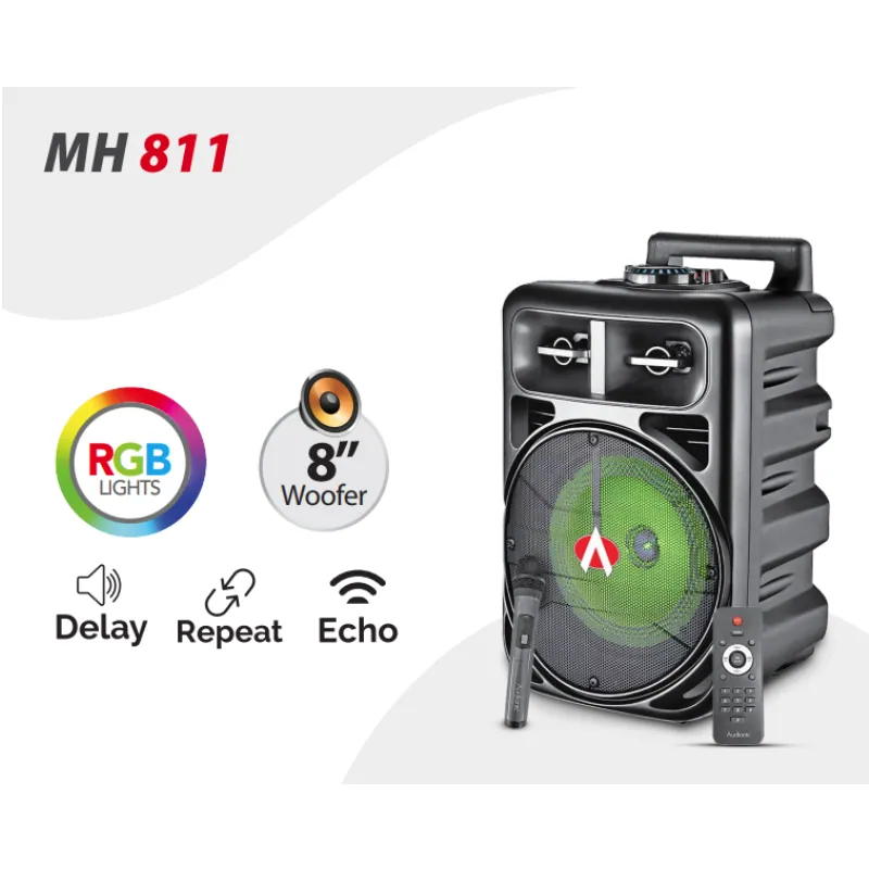 Audionic Mehfil MH-811 20W Portable Bluetooth Speaker with Wireless Mic Audionic Mehfil MH-811 20W Portable Bluetooth Speaker with Wireless Mic