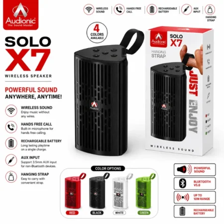 Audionic Solo X7 Portable Bluetooth Speaker
