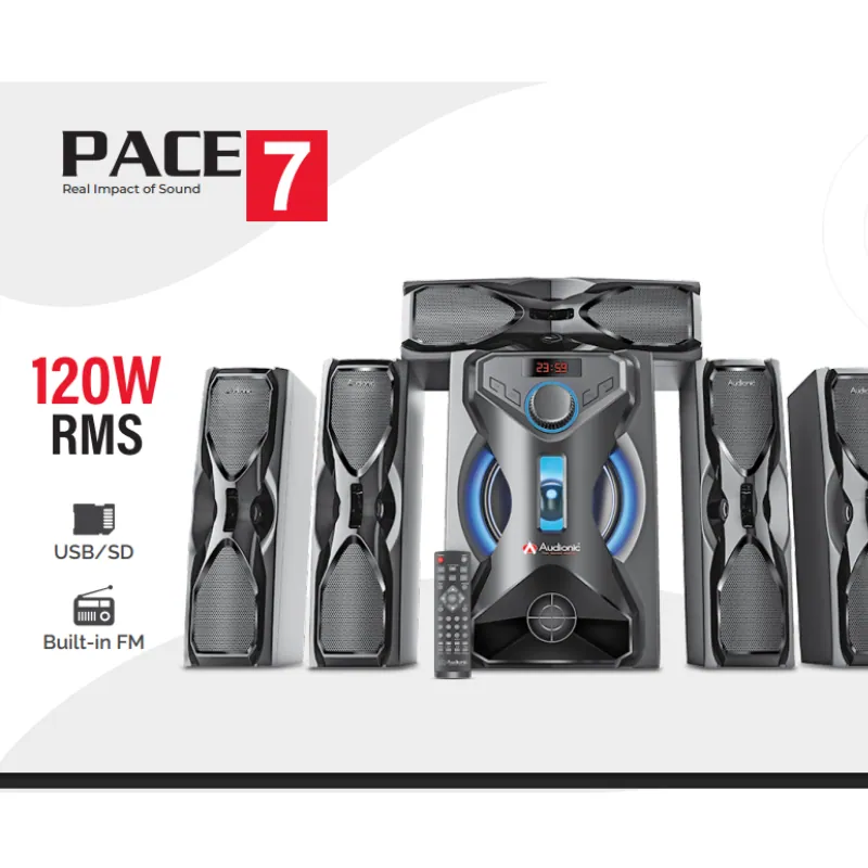 Audionic Pace 7 5.1 Channel Home Theater Speaker System Audionic Pace 7 5.1 Channel Home Theater Speaker System