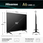Hisense 55A6Q 55 Inches QLED 4K UHD VIDAA Smart TV